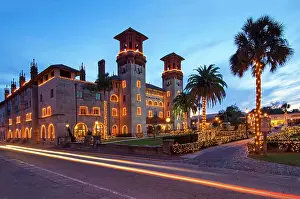 Southern Usa Prints: Florida, Saint Augustine, The Lightner Museum Created In 1947