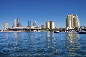Tampa Bay Prints: Florida, Saint Petersburg, Tampa, Downtown, Hillsborough River, Tampa Bay