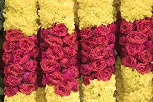 Little India Prints: Flower garlands, Little India, Singapore