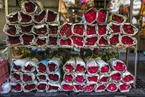 Images Dated 5th February 2016: Flower Market, Bangkok, Thailand