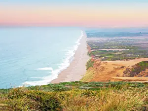 Marin County Prints: Foggy Coastal View, Point Reyes National Seashore