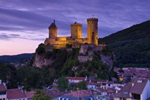 Foix Castle, Foix, Ariege, Midi-Pyrenees, France