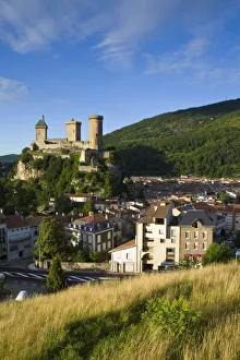 Foix Castle, Foix, Ariege, Midi-Pyrenees, France