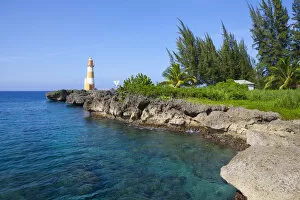 Images Dated 25th September 2012: Folly Point Lighthouse, Port Antonio, Portland Parish, Jamaica, Caribbean