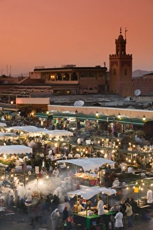 Food Stalls, Djemma el-Fna Square, Marrakash, Morocco