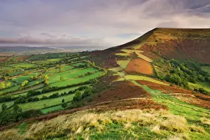October Prints: Footpath from Mynydd Llangorse to Mynydd Troedd in the Black Mountains