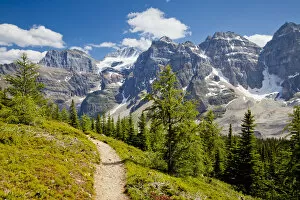 Images Dated 30th November 2016: Footpath through the Valley of the Ten Peaks, Banff National Park, Alberta, Canada