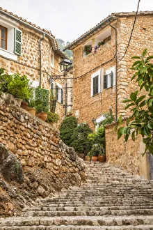 Fornalutx, Serra de Tramuntana, Mallorca (Majorca), Balearic Islands, Spain