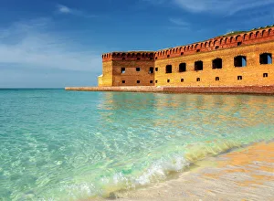 Fort Jefferson Prints: Fort Jefferson, Dry Tortugas National Park, Key West, Florida Keys, Florida, USA