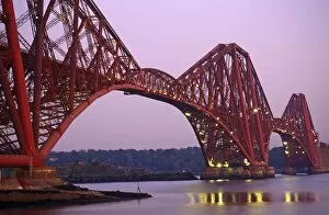 Images Dated 13th January 2011: The Forth Rail Bridge, Firth of Forth, Edinburgh, Scotland