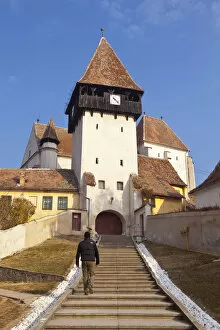 Images Dated 25th May 2012: The Fortified Church of Bazna, Bazna, Transylvania, Romania