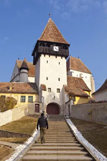 Images Dated 25th May 2012: The Fortified Church of Bazna, Bazna, Transylvania, Romania