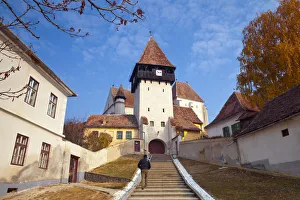 Images Dated 25th May 2012: The Fortified Church of Bazna, Bazna, Transylvania, Romania