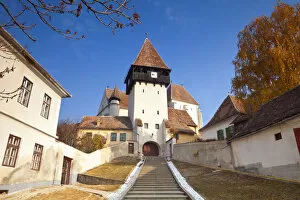 Images Dated 25th May 2012: The Fortified Church of Bazna, Bazna, Transylvania, Romania