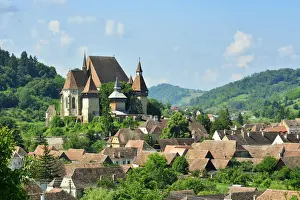 Saxon Prints: The fortified church of Biertan, a Saxon village in Transylvania