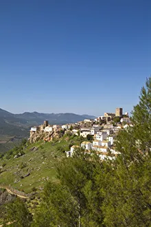 The White Villages Prints: Fortified hilltop village of Hornos, Hornos, Jaen Province, Andalusia, Spain