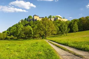 Fortress Koenigstein Fort, Elbe Sandstone Mountains, Saechsische Schweiz