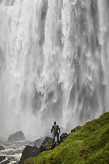 Powerful Prints: Fossa waterfall after heavy rains. Streymoy, Faroe Islands