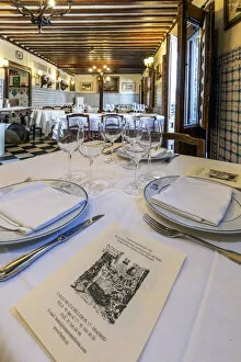 Images Dated 26th August 2021: Founded in 1725, Sobrino de Botin is the oldest restaurant in the world in continuous