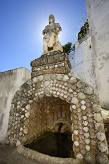 Fountain in the Arrabida Monastery. Arrabida Nature Park. Setubal, Portugal Fountain in the Arrabida Monastery. Arrabida Nature Park. Setubal, Portugal