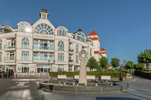Binz Prints: Fountain and Spa house, Binz, Rugen Island