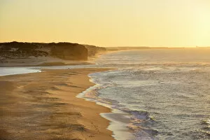 Vastness Collection: Foz do Arelho beach at sunset. Caldas da Rainha, Portugal