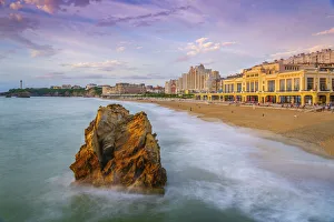Biscay Prints: France, Aquitaine, Pyrenees Atlantiques, Biarritz