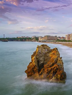 Biscay Prints: France, Aquitaine, Pyrenees Atlantiques, Biarritz
