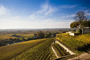France, Aquitaine Region, Gironde Department, St-Emilion, wine town, UNESCO-listed