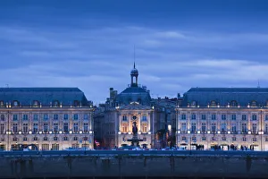 France, Aquitaine Region, Gironde Department, Bordeaux, Place de la Bourse buildings