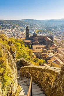 Images Dated 2nd January 2019: France, Auvergne-Rhone-Alpes, Haute-Loire, Le Puy-en-Velay