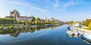 Burgundy Prints: France, Bourgogne-Franche-Comte, Burgundy, Yonne, Auxerre