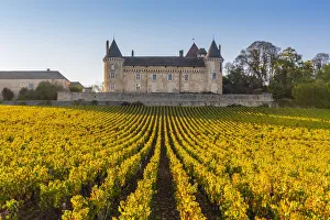 France, Bourgogne-Franche-Comte, Burgundy, Saone-et-Loire, Rully. Chateau de Rully