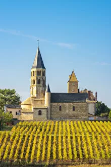 Images Dated 2nd January 2019: France, Bourgogne-Franche-Comte, Burgundy, Saone-et-Loire, Chanes. Romanesque church