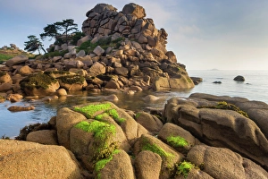 Cotes Darmor Prints: France, Brittany, Cotes d'Armor, Cote de Granit Rose