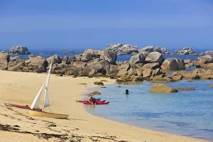France, Brittany, Finistere, , Pontusval, Pointe de Beg Pol, Brignogan Plages