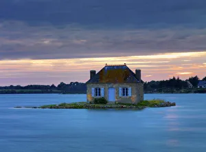 France, Brittany, Morbihan, Belz, Etel river, St