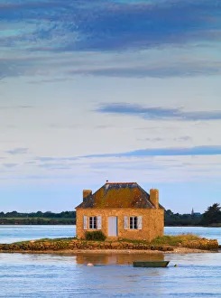 France, Brittany, Morbihan, Belz, Etel river, St