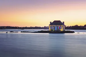 France, Brittany, Morbihan, Belz, Etel river, St