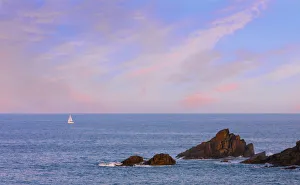France, Brittany, Morbihan, Cote Sauvage, Quiberon Peninsula, Pointe du Percho, rocks