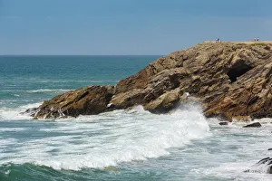 France, Brittany, Morbihan, Cote Sauvage, Quiberon Peninsula, Port Guibello