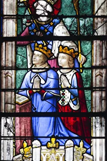 France, Centre Region, Eure et Loir Department, Chartres, Chartres Cathedral, stained