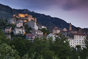 France, Corsica, Haute-Corse Department, Central Mountains Region, Corte, city