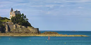 France, Cote d Emeraude (Emerald Coast), Cote d armor, Dinard, Pointe du Moulinet