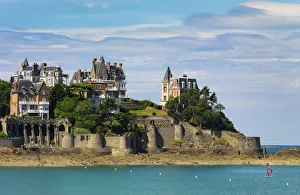 France, Cote d Emeraude (Emerald Coast), Cote d armor, Dinard, Pointe du Moulinet