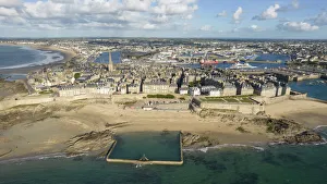 France, Da©partement Ille-et-Vilaine, Cote d Emeraude (Emerald Coast), Saint Malo