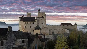 France, Dordogne, Perigord Noir, Dordogne valley, Beynac et Cazenac, labelled Les Plus Beaux Villages de France (The Most Beautiful Villages of France)