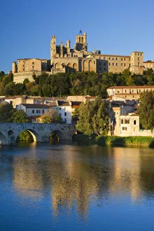 Images Dated 23rd May 2011: France, Languedoc-Roussillon, Herault Department, Beziers, Cathedrale St-Nazaire cathedral