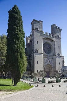 Images Dated 23rd May 2011: France, Languedoc-Roussillon, Herault Department, Beziers, Eglise St-Jacques church