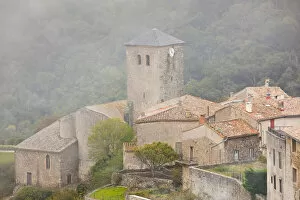 France, Languedoc-Roussillon Region, Aude Department, Black Mountain Area, Saissac